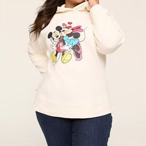 Lane Bryant for Disney Minnie & Mickey sweatshirt size 18/20 cream color